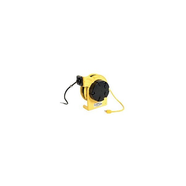 Molex Cord Reel, NEMA 5-20R, 12 AWG, Yellow Reel Color, 35 ft Length, 4 Outlets 1300910201 - main
